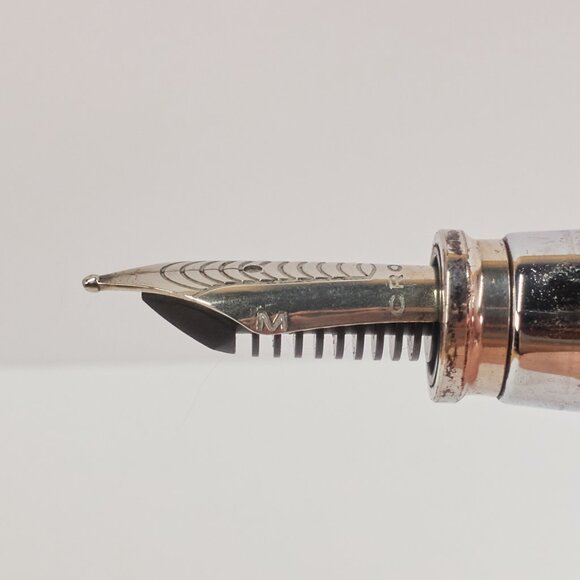 Cross Blue Lacquer Fountain Pen / Made in USA / Smooth Writer - Picture 7 of 10